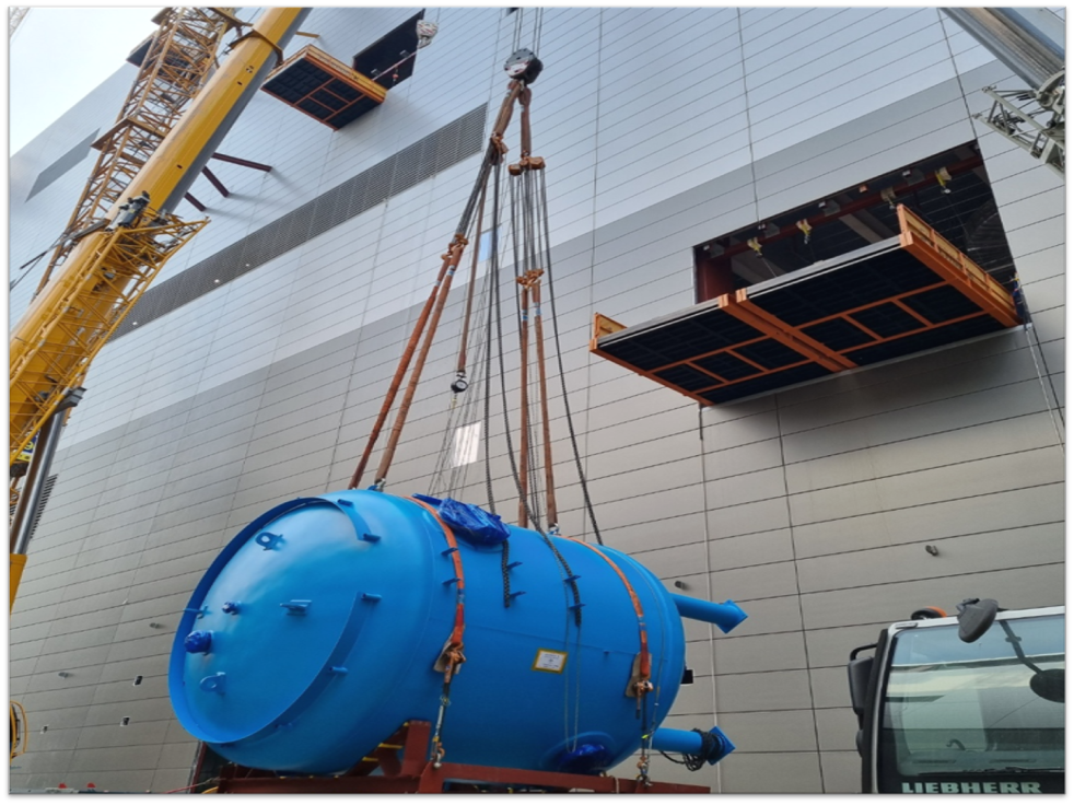 VESSEL 공정 7단계: 현장 설치