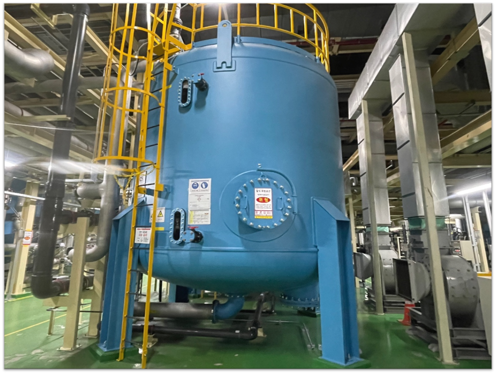 VESSEL 공정 8단계: 설치 완료